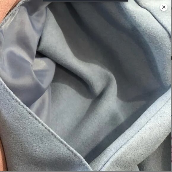 ALFRED DUNNER Pants(2) Women's Size 12 Pink Blue High Waist Faux Suede Pull-On - Picture 15 of 16